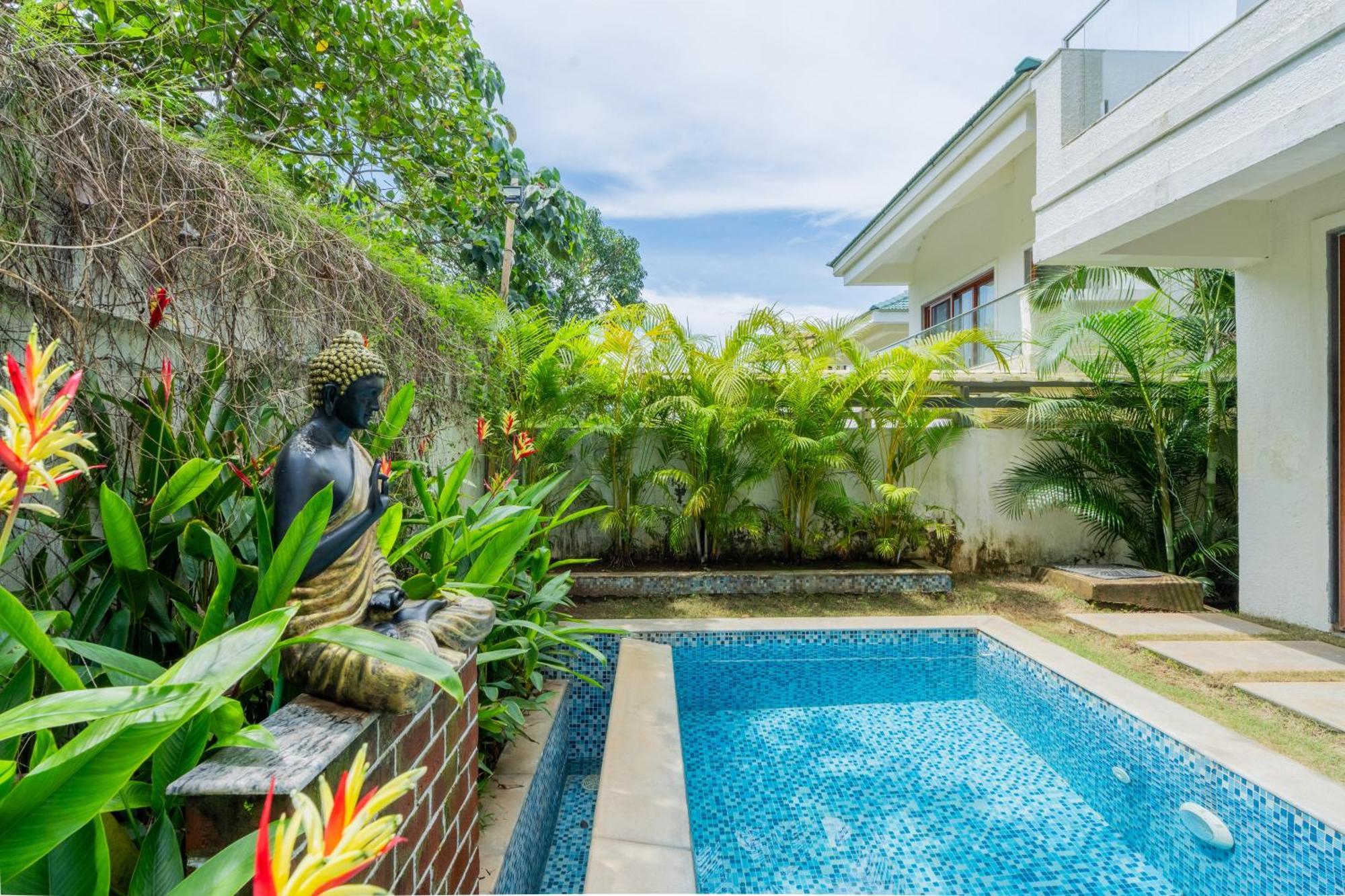 Elivaas 3 Bhk Pvt Pool & Bar - Villa Valerie Oxel Exterior foto