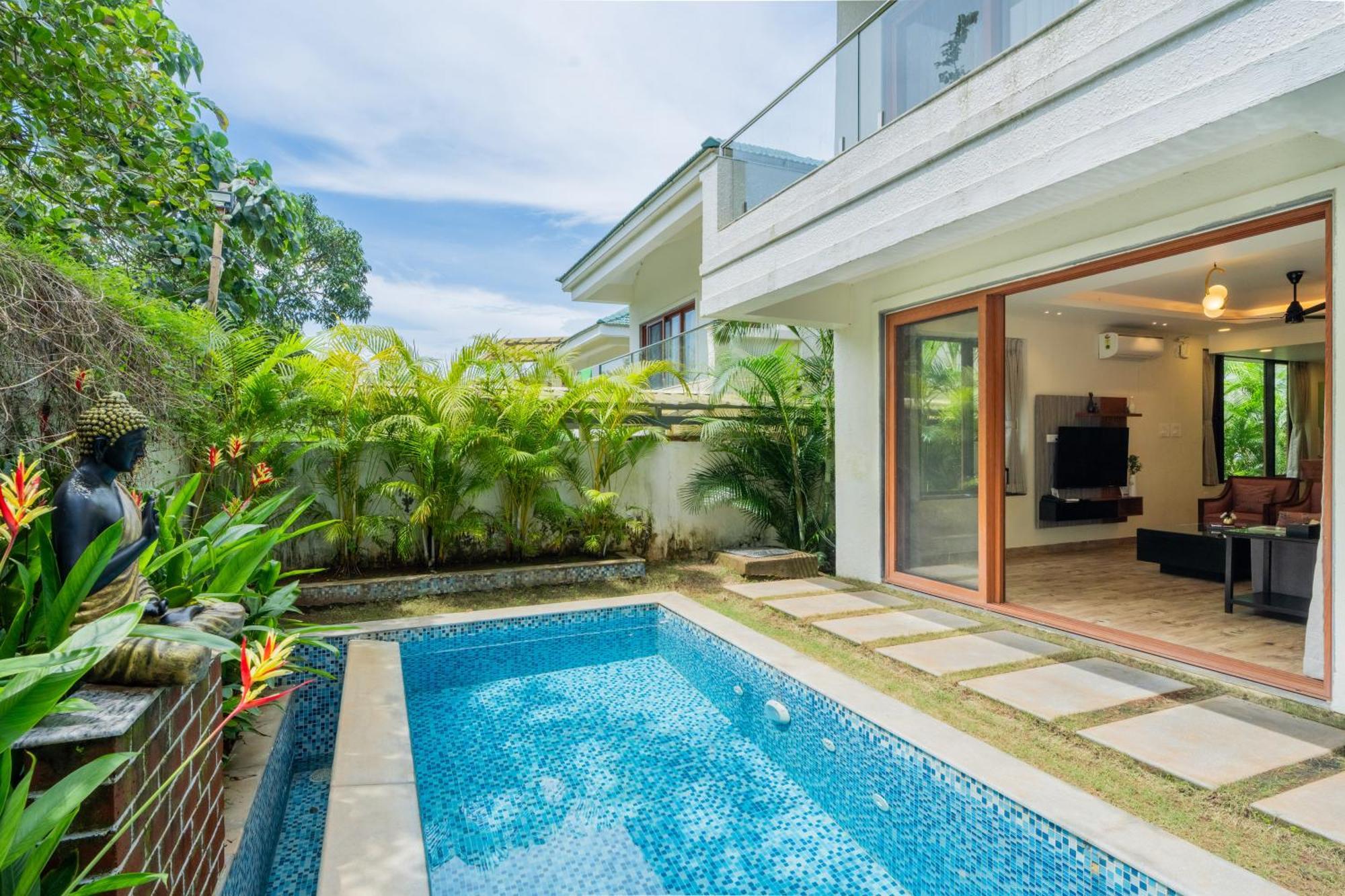 Elivaas 3 Bhk Pvt Pool & Bar - Villa Valerie Oxel Exterior foto